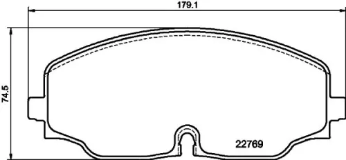 MINTEX MINTEX MDB4106 1x MINTEX MDB4106 Brake Pad Set 
