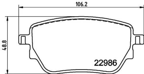 MINTEX MINTEX (MDB4109) 1x MINTEX MDB4109 Brake Pad Set 