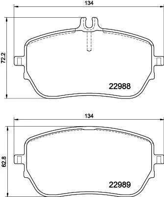 MINTEX MINTEX (MDB4111) 1x MINTEX MDB4111 Brake Pad Set 