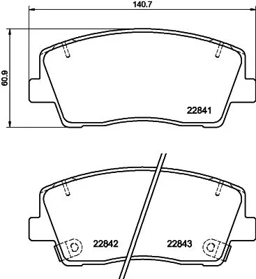 MINTEX MINTEX MDB4114 1x MINTEX MDB4114 Brake Pad Set 