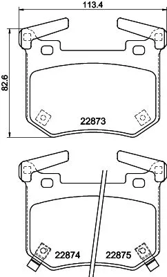 MINTEX MINTEX (MDB4117) 1x  MINTEX Brake Pad Set 