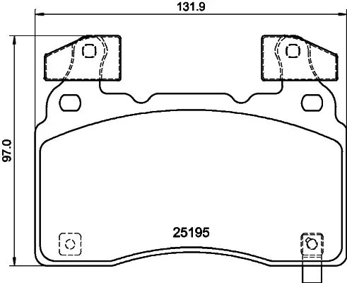 MINTEX MINTEX (MDB4128) 1x MINTEX MDB4128 Brake Pad Set 