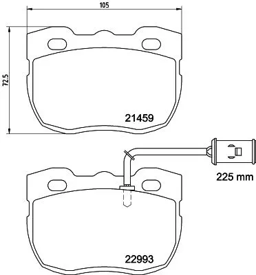 MINTEX MINTEX (MDB4129) 1x MINTEX MDB4129 Brake Pad Set 