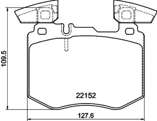 MINTEX MINTEX (MDB4145) 1x MINTEX MDB4145 Brake Pad Set 
