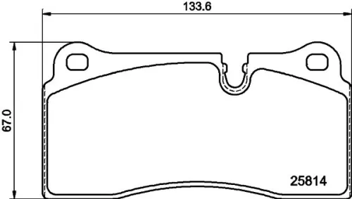 MINTEX MINTEX (MDB4164) 1x MINTEX MDB4164 Brake Pad Set 