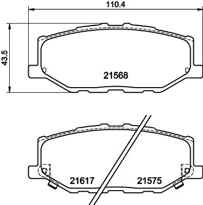 MINTEX MINTEX (MDB4175) 1x MINTEX MDB4175 Brake Pad Set 