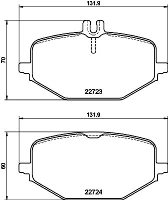 MINTEX MINTEX MDB4178 1x MINTEX MDB4178 Brake Pad Set 