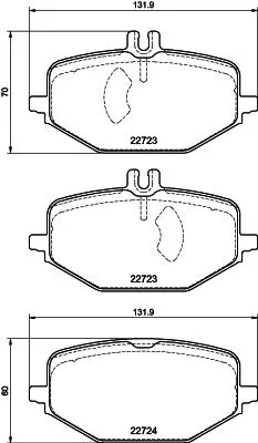 MINTEX MINTEX MDB4178 1x MINTEX MDB4178 Brake Pad Set 