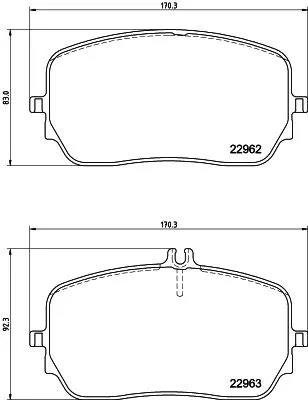 MINTEX MINTEX MDB4182 1x MINTEX MDB4182 Brake Pad Set 
