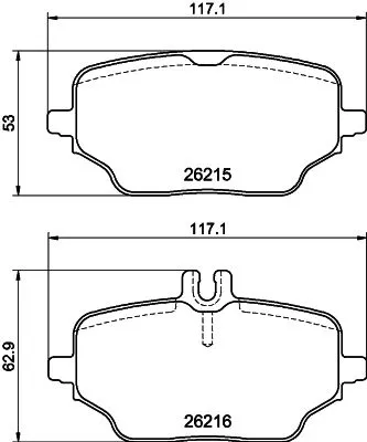 MINTEX MINTEX MDB4219 1x MINTEX MDB4219 Brake Pad Set 