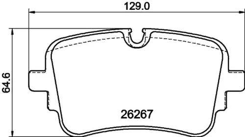 MINTEX MINTEX MDB4281 1x MINTEX MDB4281 Brake Pad Set 