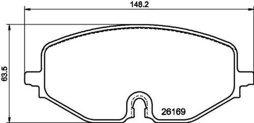 MINTEX MINTEX (MDB4282) 1x  MINTEX Brake Pad Set 
