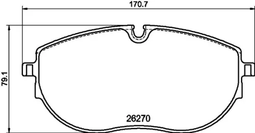 MINTEX MINTEX MDB4284 1x MINTEX MDB4284 Brake Pad Set 