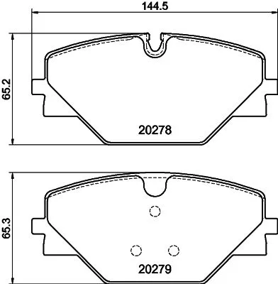 MINTEX MINTEX MDB4338 1x MINTEX MDB4338 Brake Pad Set 