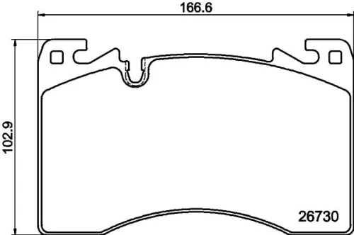 MINTEX MINTEX MDB4353 1x MINTEX MDB4353 Brake Pad Set 