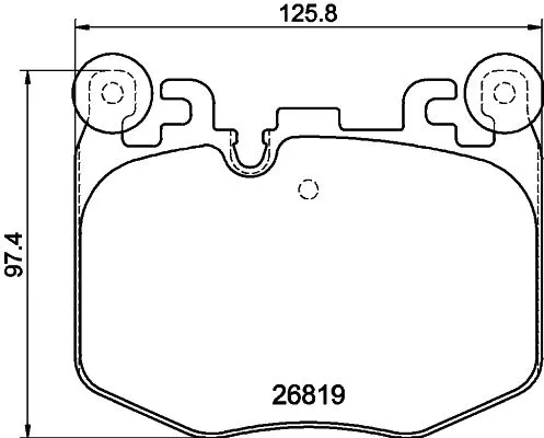 MINTEX MINTEX MDB4382 1x MINTEX MDB4382 Brake Pad Set 
