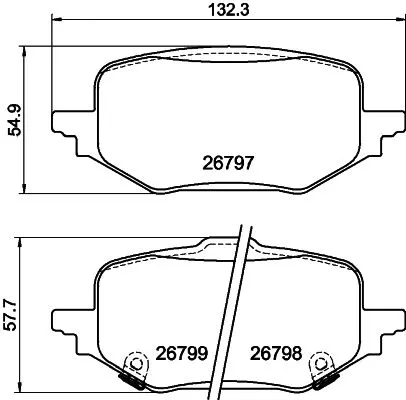 MINTEX MINTEX MDB4388 1x MINTEX MDB4388 Brake Pad Set 
