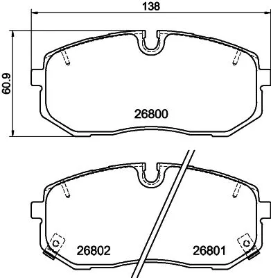 MINTEX MINTEX MDB4391 1x MINTEX MDB4391 Brake Pad Set 