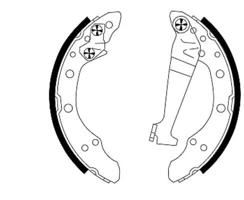 1x Brake Shoe Set