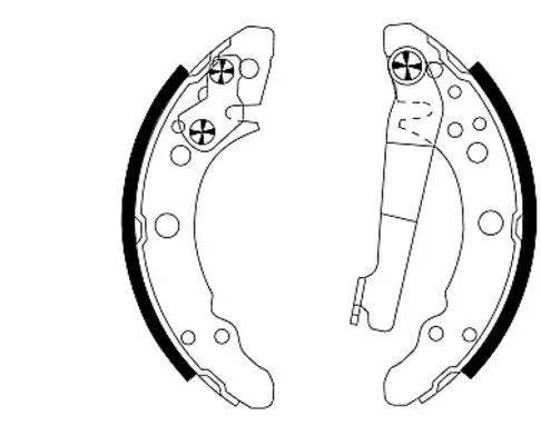1x Brake Shoe Set