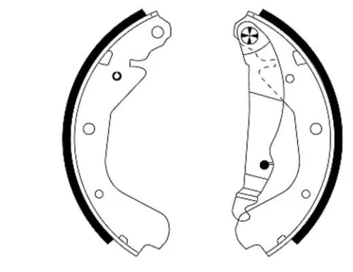 1x Brake Shoe Set