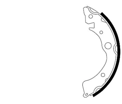MINTEX MINTEX MFR204 1x Brake Shoe Set 