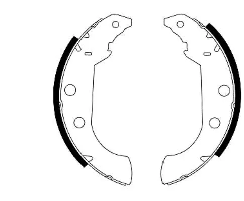 MINTEX MINTEX MFR266 1x Brake Shoe Set 