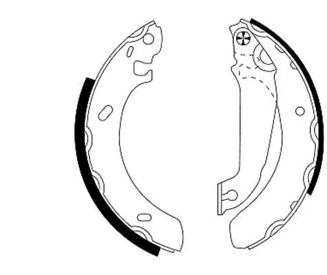 MINTEX MINTEX MFR284 1x Brake Shoe Set 