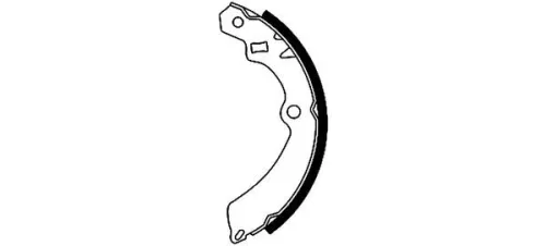 MINTEX MINTEX MFR341 1x Brake Shoe Set 
