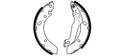 1x Brake Shoe Set