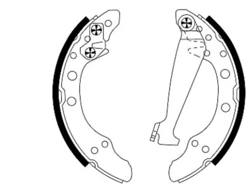 1x Brake Shoe Set