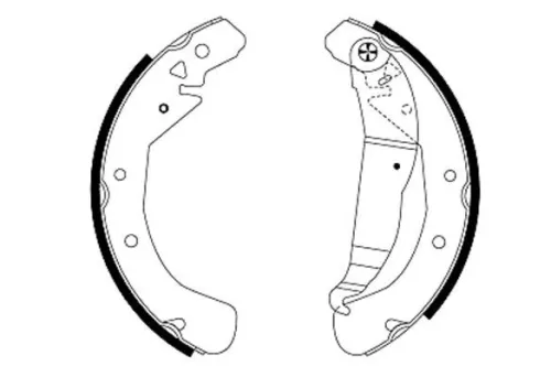 1x Brake Shoe Set