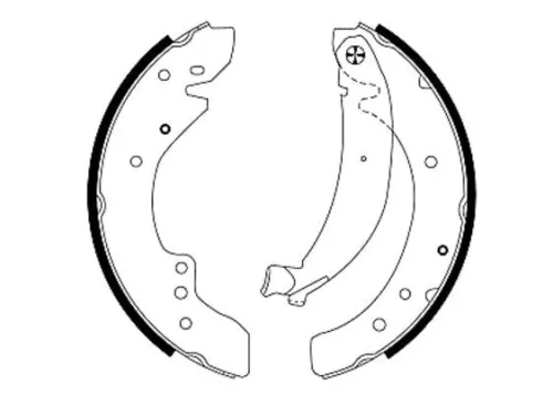 1x Brake Shoe Set