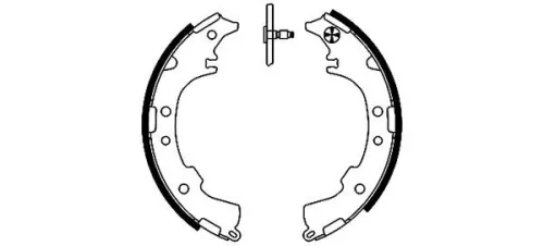 1x Brake Shoe Set