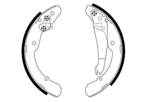 1x Brake Shoe Set