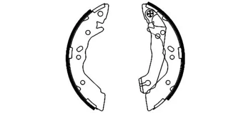 1x Brake Shoe Set