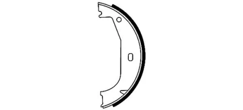 MINTEX MINTEX (MFR428) 1x Brake Shoe Set, parking brake 