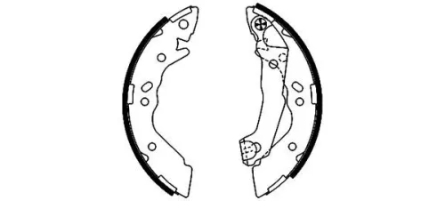 MINTEX MINTEX MFR439 1x Brake Shoe Set 