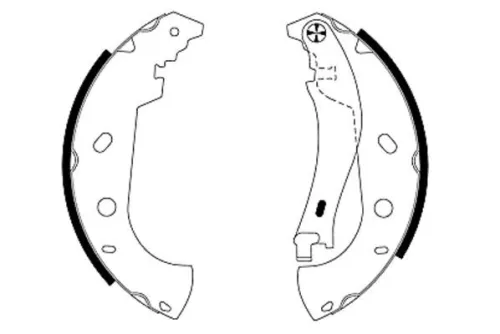 1x Brake Shoe Set