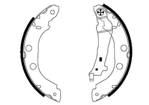 MINTEX MINTEX MFR469 1x Brake Shoe Set 