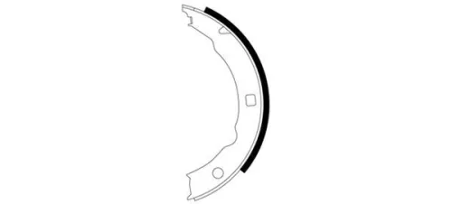 MINTEX MINTEX (MFR493) 1x Brake Shoe Set, parking brake 