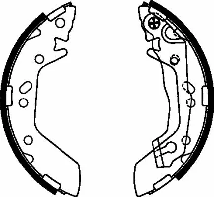 MINTEX MINTEX MFR496 1x Brake Shoe Set 