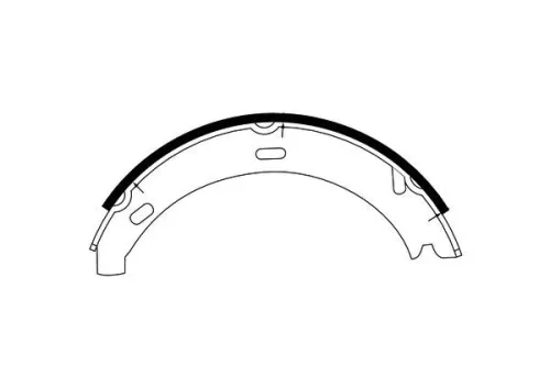 MINTEX MINTEX (MFR509) 1x Brake Shoe Set, parking brake 