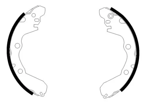 MINTEX MINTEX MFR510 1x Brake Shoe Set 