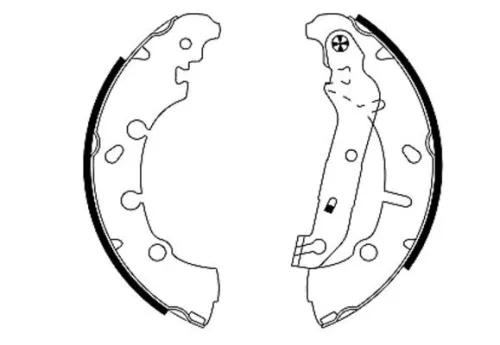 1x Brake Shoe Set