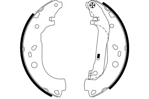 1x Brake Shoe Set