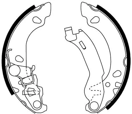 1x Brake Shoe Set