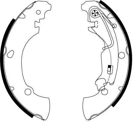 1x Brake Shoe Set