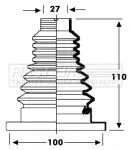  FIRST LINE Drive Shaft Cv Boot Kit