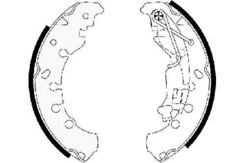 1x Brake Shoe Set